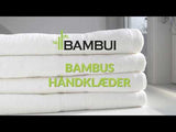 1 stk. Bambui Bambus håndklæde – Creme hvid - 70x140cm