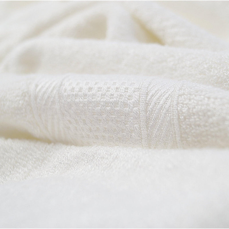1 stk. Bambui Bambus håndklæde – Creme hvid - 70x140cm - Bambui